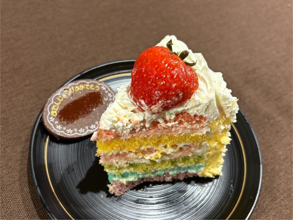レインボーケーキ